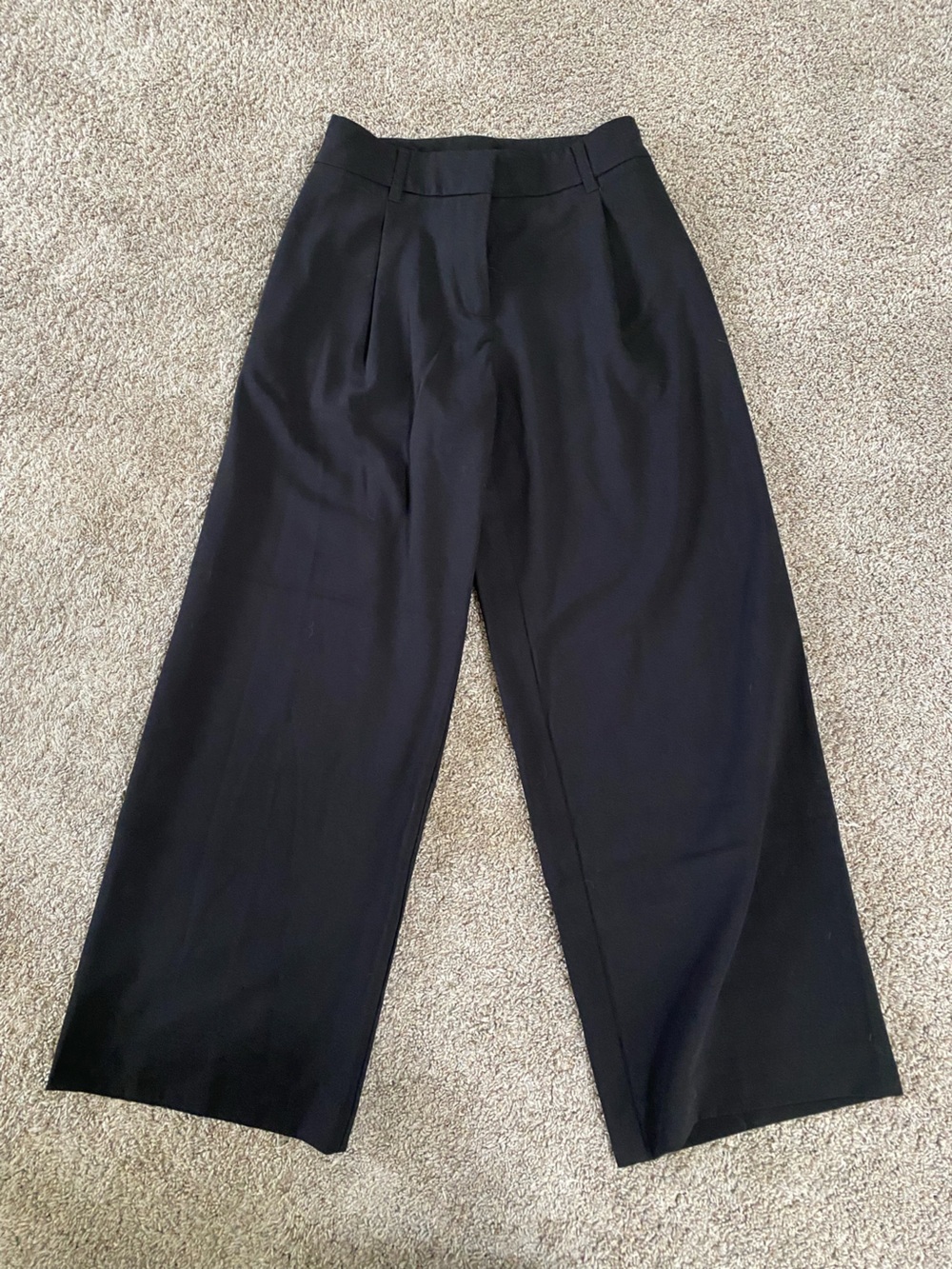 Garage Pleated Wide Leg Pants